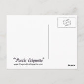 労働倫理 ポストカード (裏面)