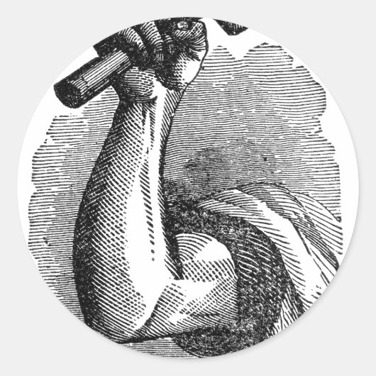 労働力保持ハンマー ラウンドシール (正面)