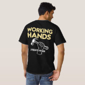 労働力強化国 | 労働日の献上品 Tシャツ (裏面フル)