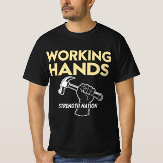 労働力強化国 | 労働日の献上品 Tシャツ