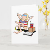 労働日くつろぎ カード (黄色い花)