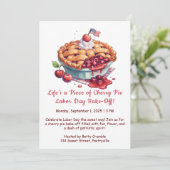 労働日さくらんぼパイベイクオフ招待状 招待状 (スタンド正面)