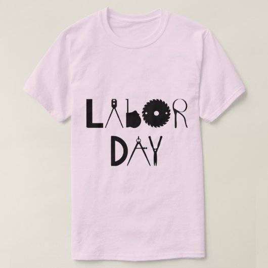 労働日に敬意を表して Tシャツ (デザイン正面)