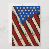 労働日のテーマパーティーの招待 招待状 (裏面)