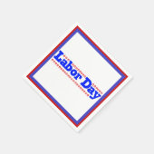 労働日の星 – スタンダードカクテルナプキン (角)