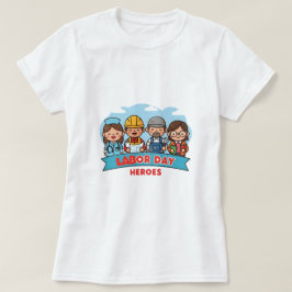 労働日の英雄 Tシャツ