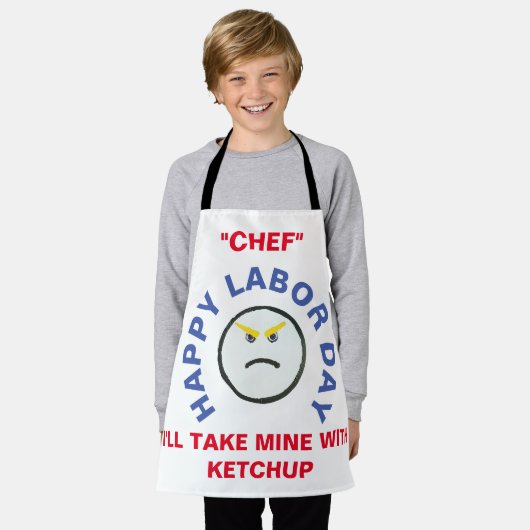 労働日エプロン エプロン (着用した状態)