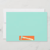 労働日ハンマー招待状 招待状 (裏面)