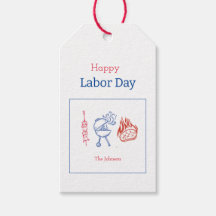 労働日バベキューパーティーミニマリスト