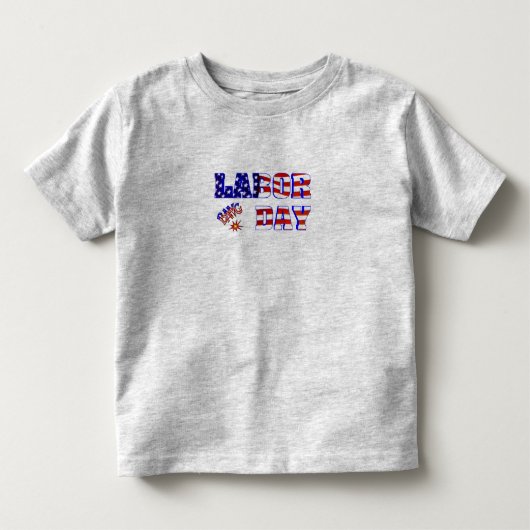 労働日バン – トドラーTシャツ (正面)