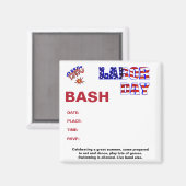 労働日バン –  マグネット (正面/裏面)