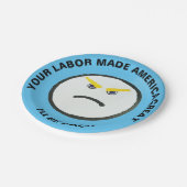 労働日パーティープレート ペーパープレート (アングル)