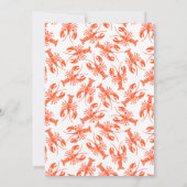 労働日ロブスター沸騰招待状 – 愛国心シーフ 招待状 (裏面)