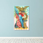 労働日土産 キャンバスプリント (インサイチュ (ウッドフロア))