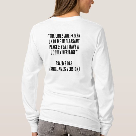 労働日売落ちたり上げおもしろい Tシャツ (裏面)