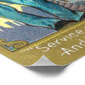 労働日女性法務の土産労働者 ポスター (角)