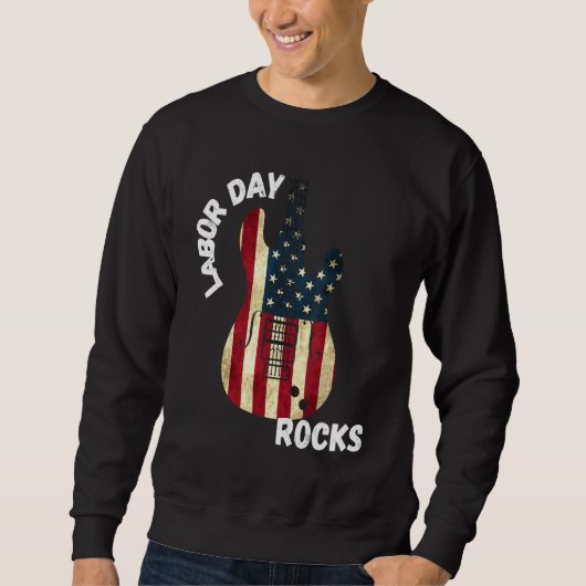 労働日岩 スウェットシャツ (正面)