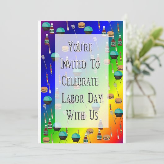 労働日招待状 招待状 (スタンド正面)