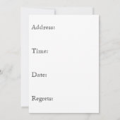 労働日招待状 招待状 (裏面)