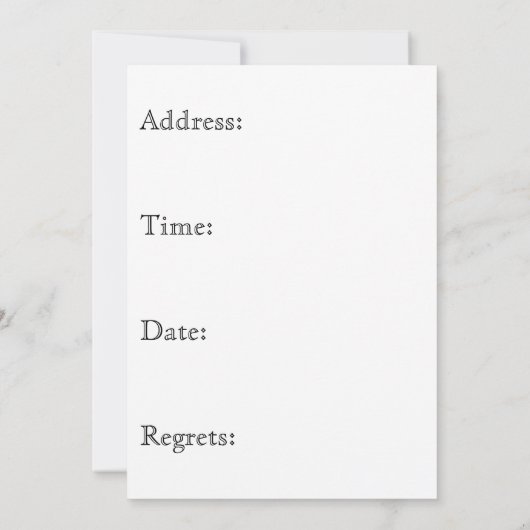 労働日招待状 招待状 (裏面)