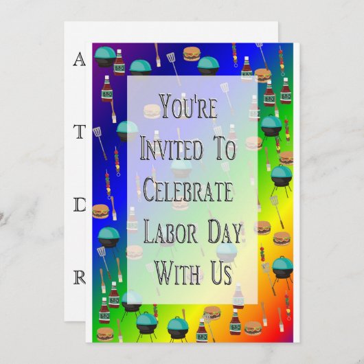 労働日招待状 招待状 (正面/裏面)
