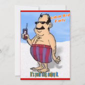 労働日招待状 招待状 (正面)