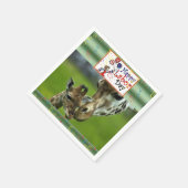 労働日紙ナプキンズキリン スタンダードカクテルナプキン (角)