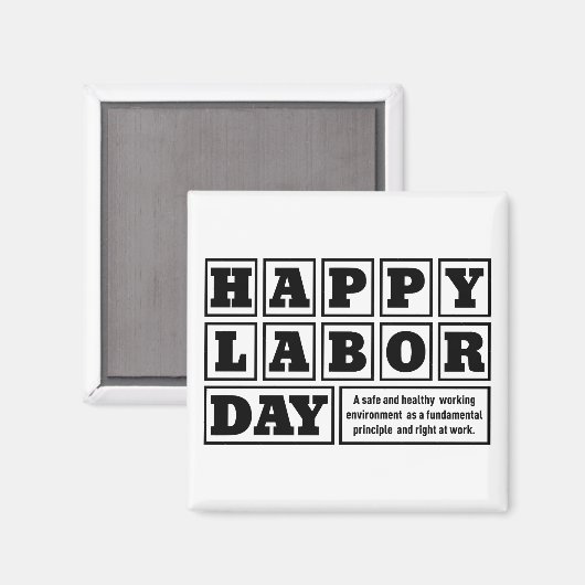 労働日2023 マグネット (正面/裏面)