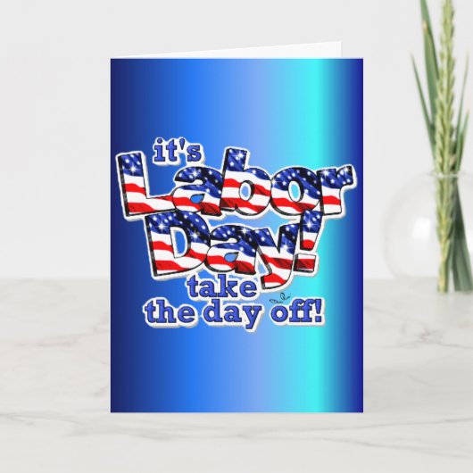 労働日 カード (正面)