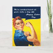 労働日 カード (正面)