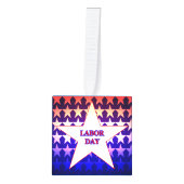 労働日 キューブオーナメント (正面)