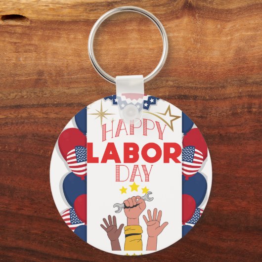 労働日 キーホルダー (裏面)