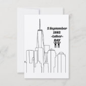 労働日 サンキューカード (正面)