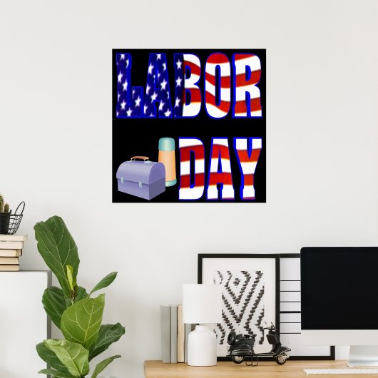 労働日 ポスター (ホームオフィス)