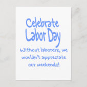 労働日 ポストカード (正面)