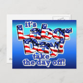 労働日 ポストカード (正面/裏面)