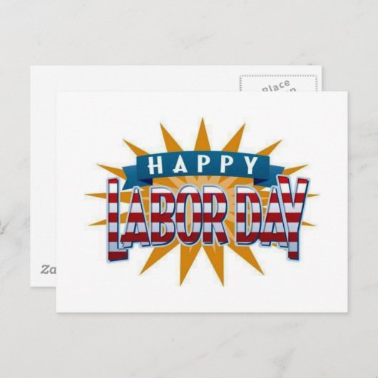 労働日 ポストカード (正面/裏面)