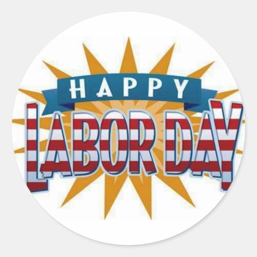 労働日 ラウンドシール (正面)