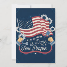 労働日：少数の人々による多くの仕事