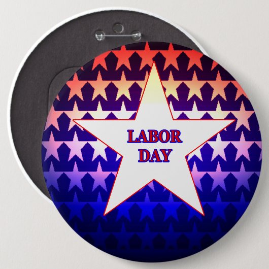 労働日 缶バッジ (正面&裏面)