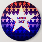 労働日 缶バッジ (正面)