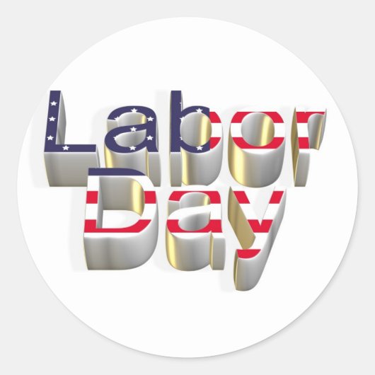 労働日 – 9月6日 ラウンドシール (正面)