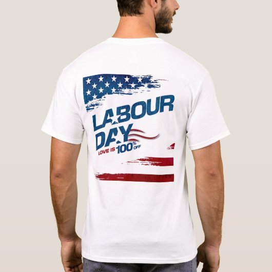 労働日 Tシャツ (裏面)