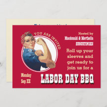労働日BBQ Rosie Riveter