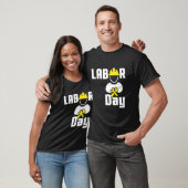 労働日Happy Union Worker Engineer Tools Tシャツ (ユニセックス)
