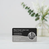 労働法事務局弁護士名刺 名刺 (スタンド正面)