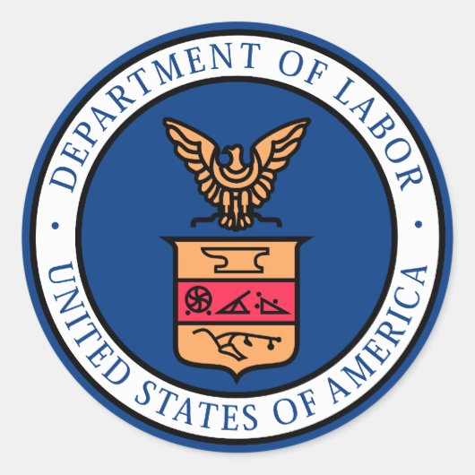 労働省 ラウンドシール (正面)