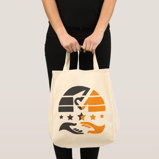 労働組合と輝き：コラボレーションのビジョン トートバッグ (正面(商品))