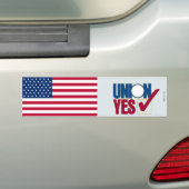 労働組合のバンパーステッカー バンパーステッカー (車上)