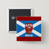 労働組合員のスコットランドの独立旗のバッジ 缶バッジ (正面&裏面)